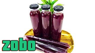 HEALTHY & FRUITY ZOBO DRINK RECIPE l HEALTHY HIBISCUS TEA