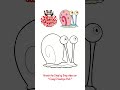 How to draw Gary the Snail from SpongeBob SquarePants