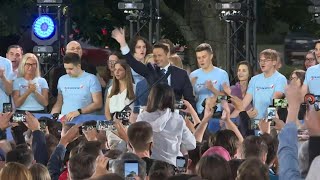 Poland: Trzaskowski addresses supporters as Duda leads by small margin | AFP