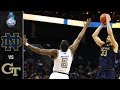 Notre Dame vs. Georgia Tech ACC Basketball Tournament Highlights (2019)