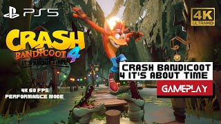 Crash Bandicoot 4: It's About Time PlayStation 5 (PS5) 4K 60FPS HDR Gameplay looks Sick!