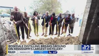 Rosedale Distilling breaks ground on Mississippi’s largest distillery