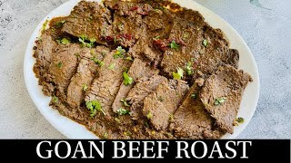 Goan Beef Roast Recipe | Slow Cooked Beef Roast |Simple Beef Recipe | Goan Recipes- By Natasha