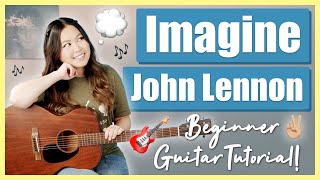 Imagine John Lennon Beginner Guitar Tutorial EASY ...
