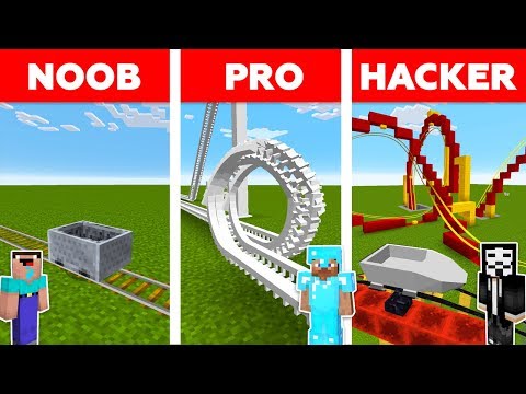 Minecraft Noob Vs Pro Jungle Tree House Build Challenge In Minecraft / Animation