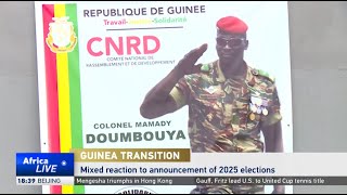 Guinea residents voice mixed reactions ahead of proposed 2025 elections