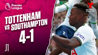 Highlights & Goals: Tottenham vs. Southampton 4-1 | Premier League | Telemundo Deportes