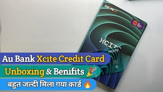 Au Bank Xcite Credit Card Unboxing 🎉 | Au Bank Credit Card (VD315)