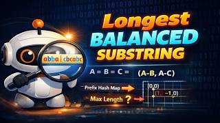 Feb 13, 2026 - Leetcode Problem #3714. Longest Balanced Substring II