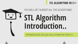 C++ STL Algorithm Introduction