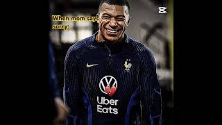 When mom says sorry vs when doctor says sorry☠️ #footballedits #football #him #mbappe #trend #cooked