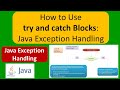 How to Use try and catch Blocks: Java Exception Handling