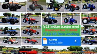 How to add mods in fs23 || tractor केसे लगाएं || #fs23 #fs20 #viralvideo