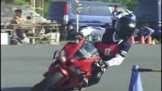 2011 7 17 Dunlop Gymkhana Yoshinobu Shiga CBR600RR 2nd heat