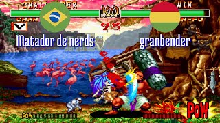 FT5 @samsho2: Matador de nerds (BR) vs granbender (BO) [Samurai Shodown II Fightcade] Feb 24