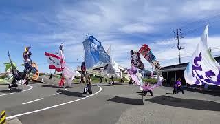 2023.9.23 前沢自動車学校 秋のお客様感謝祭 旗の共演