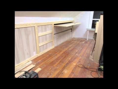 Upstairs Hidden Drawers and Pull Out Bed Upstairs Hidden Drawers and Pull Out Bed