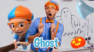 How To Draw A Ghost | Draw with Blippi! | Kids Art Videos | Drawing Tutorial