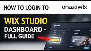 How to login to Wix Studio Dashboard - Full Guide
