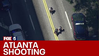 Aerials: Four people shot in downtown Atlanta | FOX 5 News