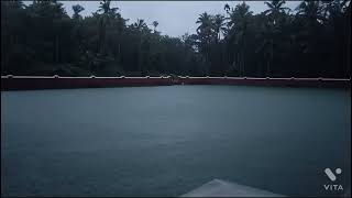 Natural Video | Kerala | rain | Makreri temple pond