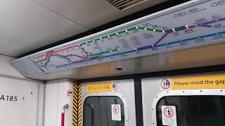 【鐵杵磨針】港鐵TKL M train(A185/194)寶琳至北角行車片段