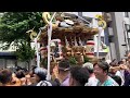 イセザキ・モール「横浜開港祭 みこしコラボレーション」伊勢佐木町6月30日