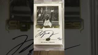 《球員卡》2013 UD All-Time Greats Signatures Michael Jordan Auto /45