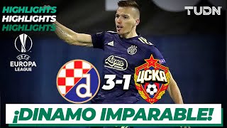 Highlights | Dinamo Zagreb 3-1 CSKA Moscú | Europa League 2020/21 - J6 | TUDN