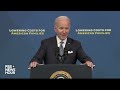 watch biden addresses new inflation report classified documents found at home