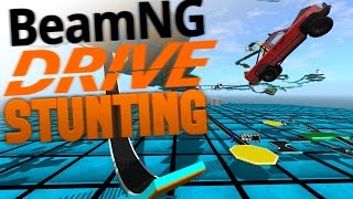 BeamNG Drive - Best Stunting Map?! - Carkour 2 - BeamNG Drive Gameplay Highlights