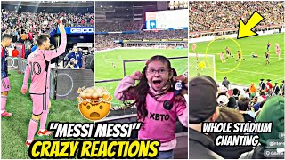 🤯Unbelievable! 65k Fans Chanting Messi's Name in Whole Stadium | Inter Miami Gam
