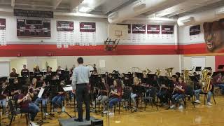 Blalack middle school band fall concert