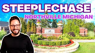 VLOG Tour of Steeplechase Northville Michigan | Living in Northville Michigan