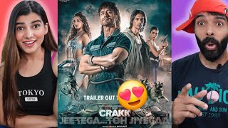 Crakk Trailer Reaction - Crakk - Jeetegaa Toh Jiyegaa | Trailer | Vidyut Jammwal Arjun R Nora F |