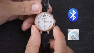 Review và hướng dẫn sử dụng đồng hồ Citizen Eco-drive Bluetooth EE4022-16A máy W410 - Đẹp Hoàn Hảo