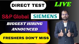 Direct Test Job For Freshers | Siemens Latest Job | How to Apply Step by Step