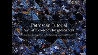 Virtual Microscope for Geosciences