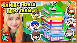 Kamui Thử Thách Trang Trí GAMING HOUSE HERO TEAM MỚI Trong Toca World