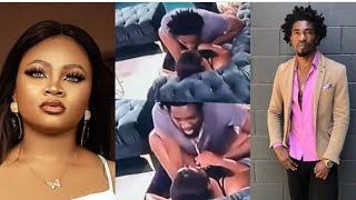 #BBN: Boma kisses Tega aggressively, reaches for her privates (Video)