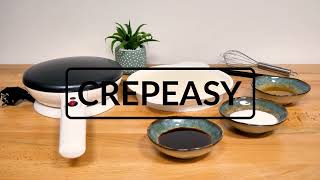 Crepeasy : la nouvelle crêpière électrique qui prépare vos crêpes en moins de 10 secondes !