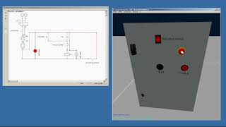 Electrical simulation with 3D items