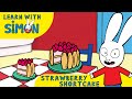 Strawberry Shortcake 🍰🍓👨‍🍳 Simon | Simon's recipe | Cooking with Kids | Fruits recipe