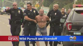 Possible Suspect In Malibu Brush Fire Flees From Police; Standoff Shuts Down PCH