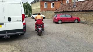 1955 Ariel Square 4 MKII 1000cc at Andy Tiernans #08204ARL