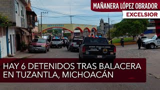 Hay 6 detenidos tras balacera en Tuzantla: SSPC; fue disputa entre Familia Michoacana