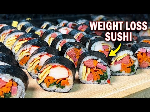This Rice Roll is GREAT For Weight Loss (Kimbap)