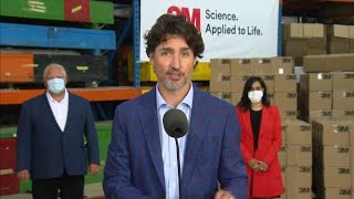 Feds, Ontario unveil deal to produce N95 masks at Brockville, Ont., 3M plant