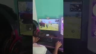 My Brother Playing Freefire In My Pc || Void Gamer #shorts