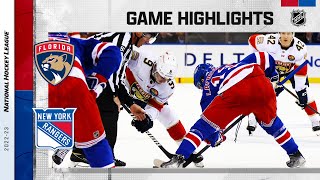 Panthers @ Rangers 1/23 | NHL Highlights 2023